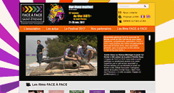 Desktop Screenshot of festivalfaceaface.fr